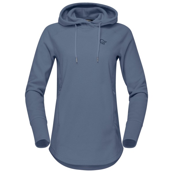 Norrøna - Women's Femund Warm2 Hood - Fleecepullover Gr L blau von Norrøna