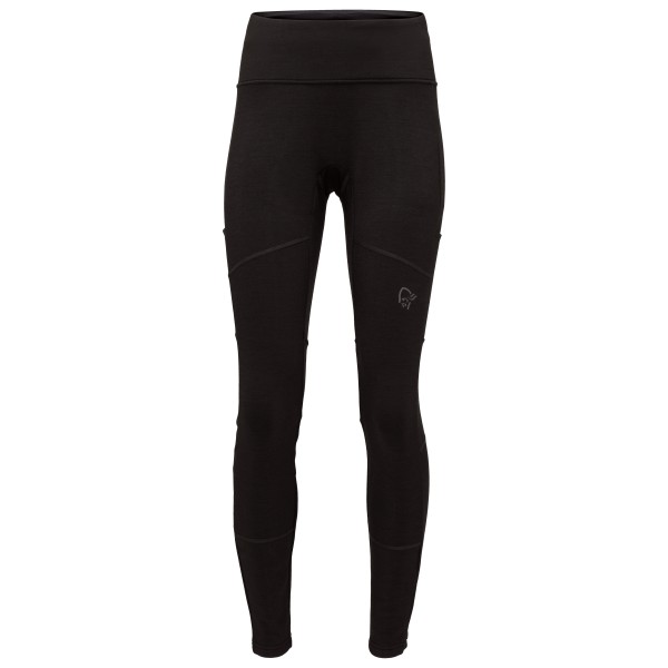 Norrøna - Women's Femund Warmwool Flex2 Tights - Leggings Gr L schwarz von Norrøna