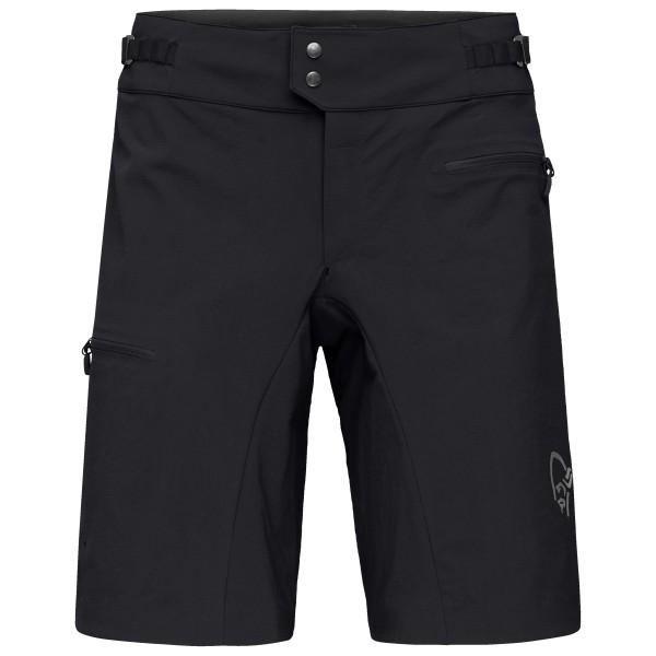 Norrøna - Women's Fjørå Flex1 Light Shorts - Velohose Gr M;XS braun/oliv;schwarz von Norrøna