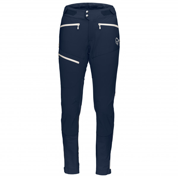 Norrøna - Women's Fjørå Flex1 Pants - Velohose Gr L blau von Norrøna