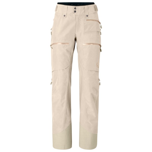 Norrøna - Women's Lofoten GORE-TEX Insulated Pants - Skihose Gr L beige von Norrøna