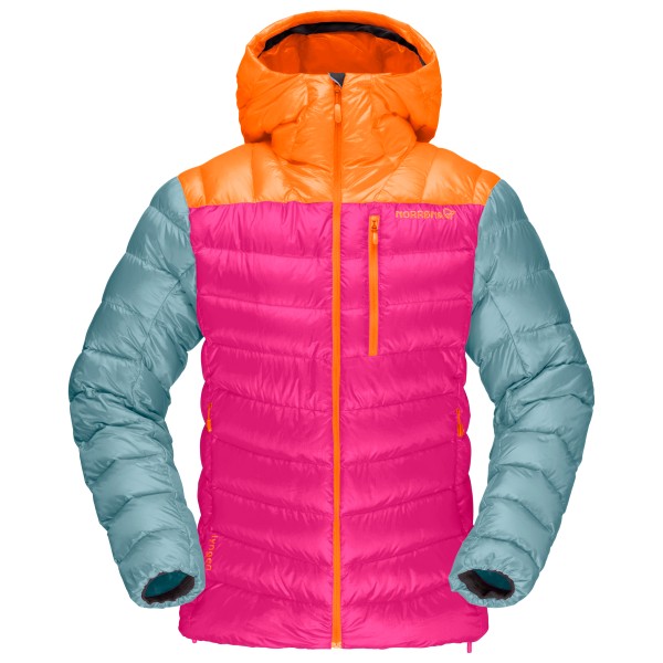 Norrøna - Women's Lyngen Down850 Hood - Daunenjacke Gr L;M;S;XS blau;rosa von Norrøna