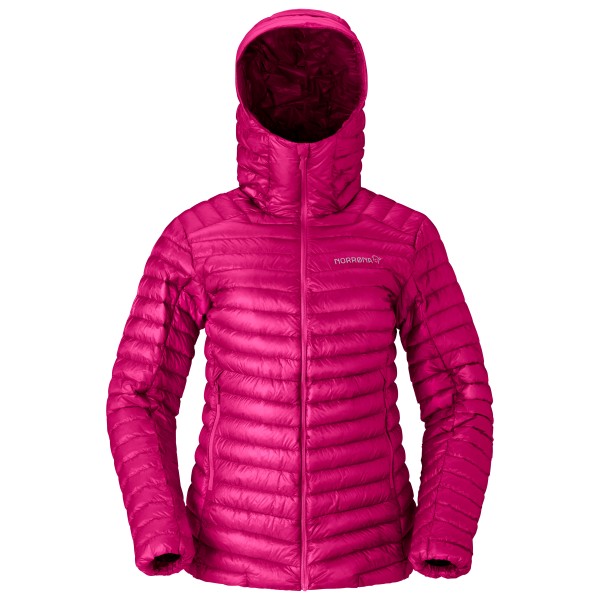 Norrøna - Women's Trollveggen Superlight Down800 Hood - Daunenjacke Gr L;M;S;XS blau;rosa von Norrøna