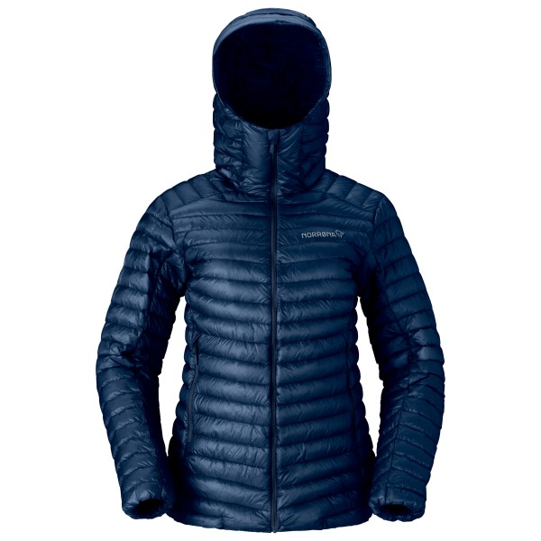 Norrøna - Women's Trollveggen Superlight Down800 Hood - Daunenjacke Gr L blau von Norrøna