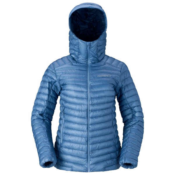 Norrøna - Women's Trollveggen Superlight Down800 Hood - Daunenjacke Gr L blau von Norrøna