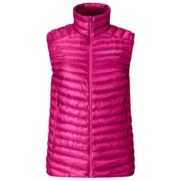 Norrøna - Women's Trollveggen Superlight Down800 Vest - Daunengilet Gr L;M;S blau;rosa von Norrøna