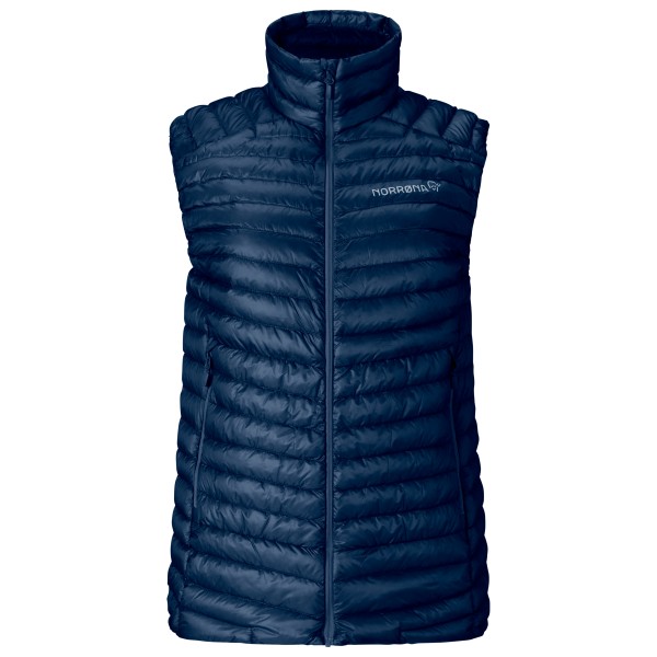 Norrøna - Women's Trollveggen Superlight Down800 Vest - Daunengilet Gr L blau von Norrøna