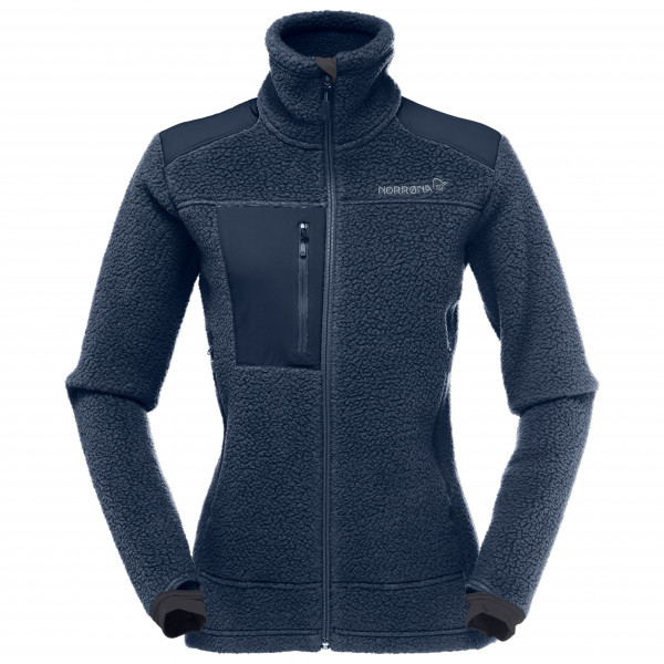 Norrøna - Women's Trollveggen Thermal Pro Jacket - Fleecejacke Gr L blau von Norrøna