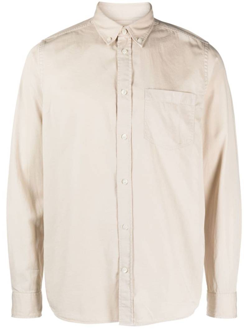 Norse Projects Anton cotton shirt - Neutrals von Norse Projects