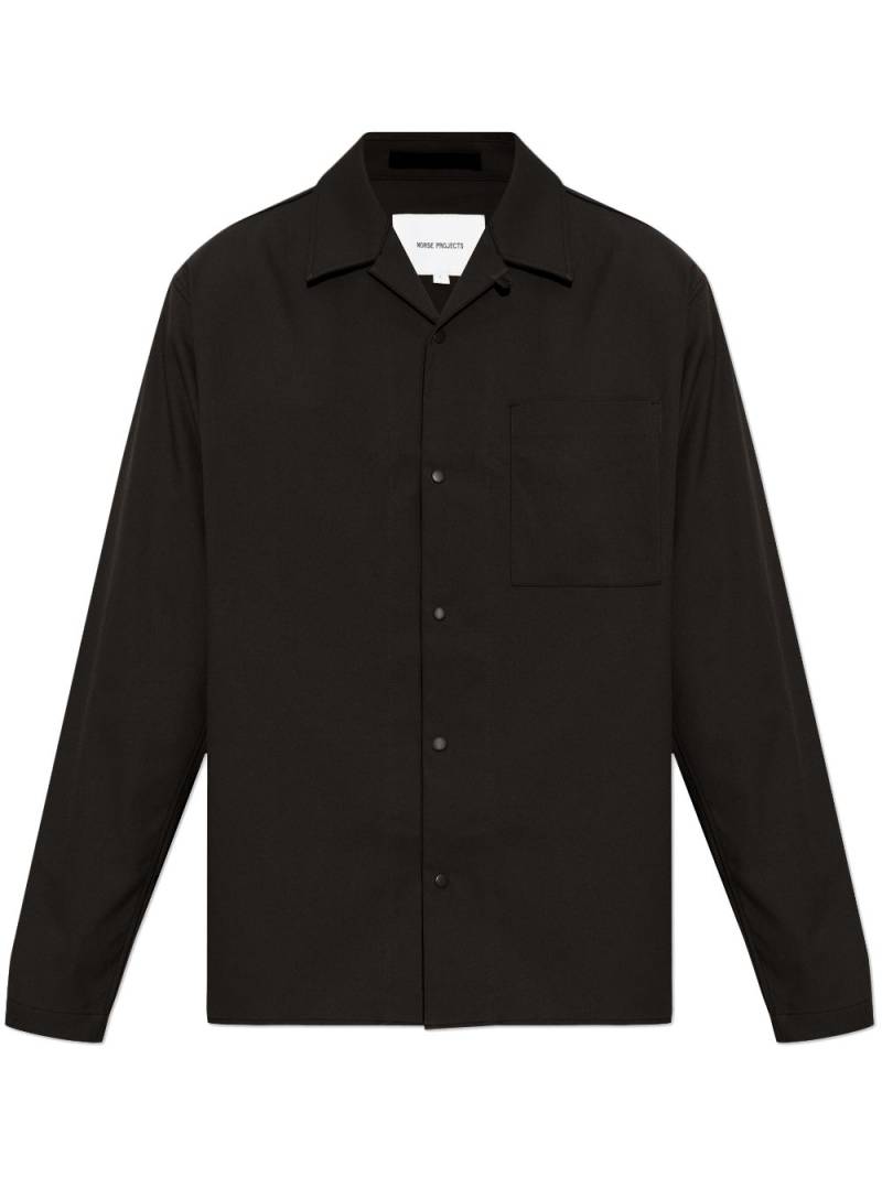 Norse Projects Carsten twill shirt - Black von Norse Projects