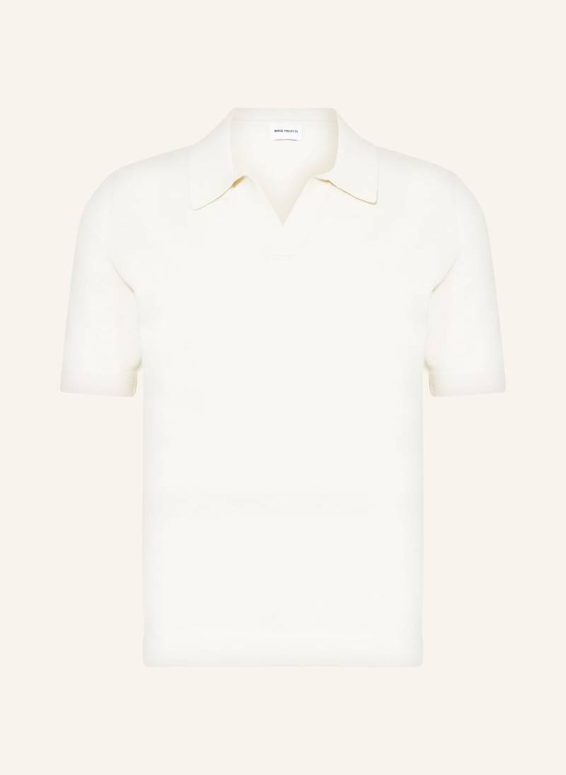 Norse Projects Strick-Poloshirt Leif Mit Leinen weiss von Norse Projects