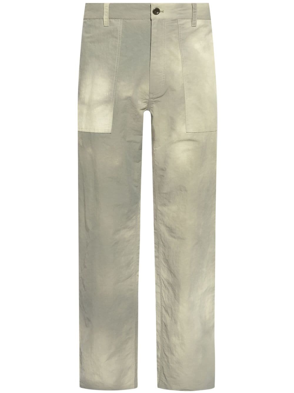 Norse Projects bleached-effect straigh-leg trousers - Green von Norse Projects