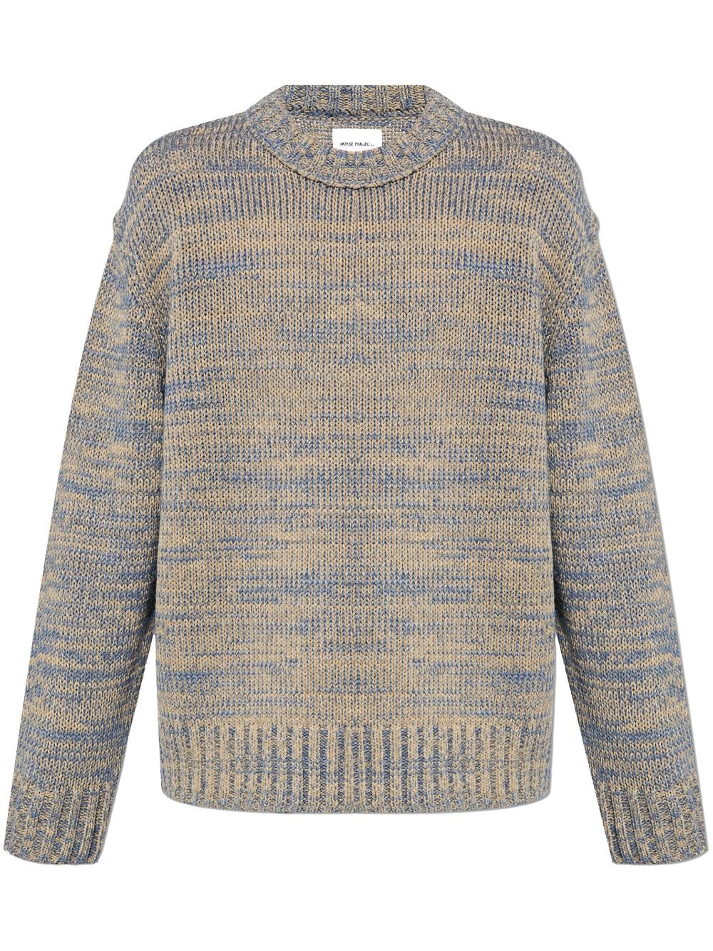 Norse Projects crew-neck marl-knit jumper - Neutrals von Norse Projects