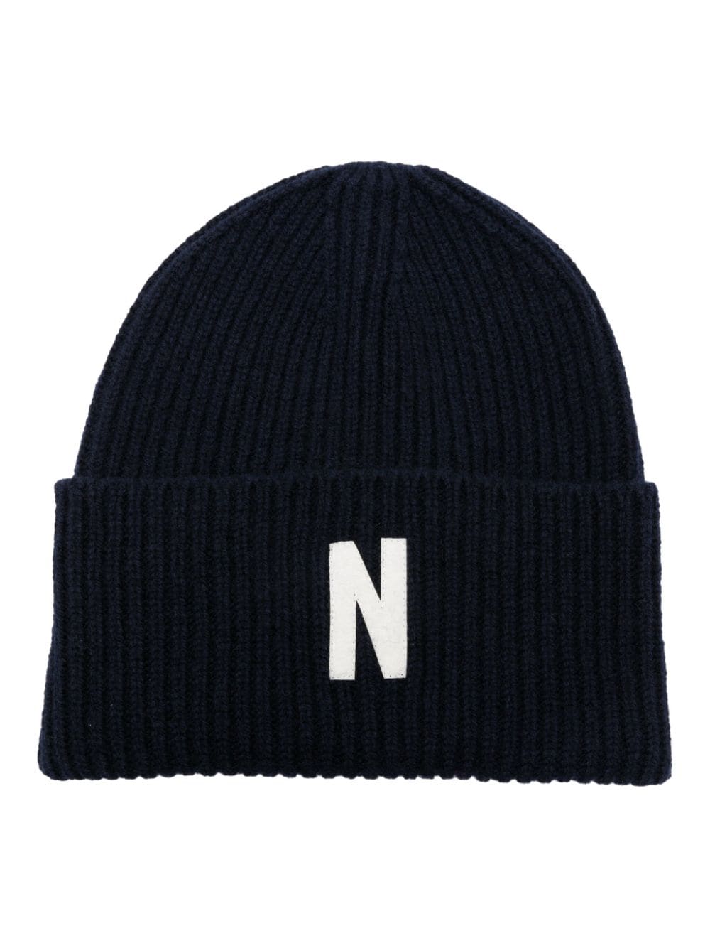 Norse Projects logo-embroidered wool beanie - Blue von Norse Projects