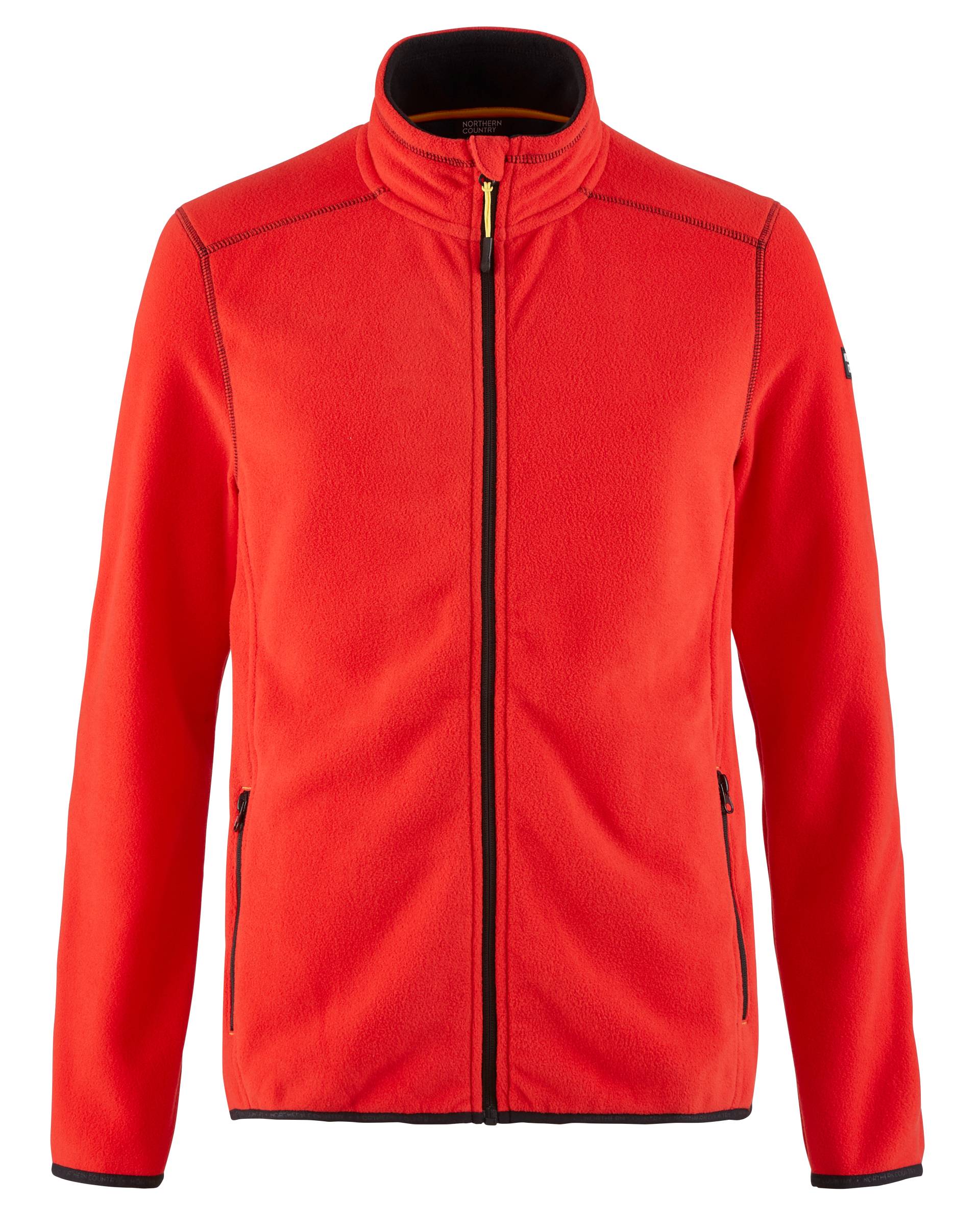 Northern Country Fleecejacke, perfekt zum Arbeiten, hoher Kragen, Bartschutz, 2 Vordertaschen Northern Country Fleecejacke, perfekt zum Arbeiten, hoher Kragen, Bartschutz, 2 Vordertaschen von Northern Country