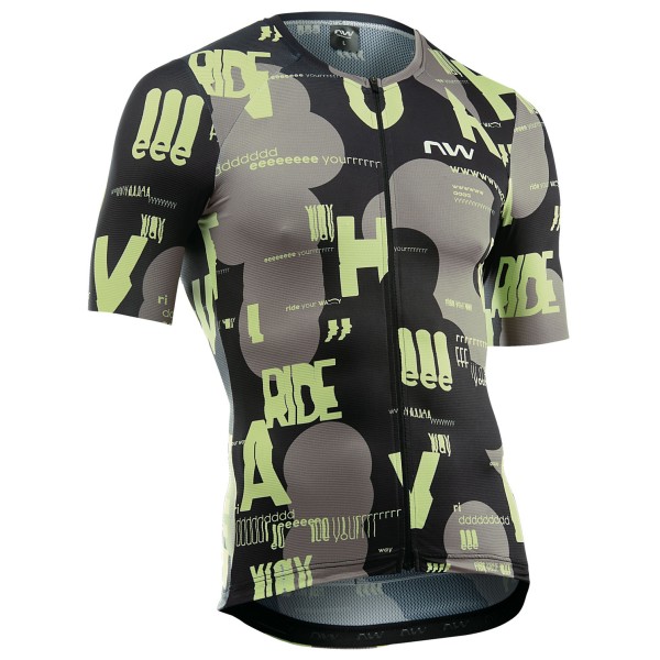 Northwave - Blade Type Jersey Short Sleeve - Velotrikot Gr 3XL grau Northwave - Blade Type Jersey Short Sleeve - Velotrikot Gr 3XL grau von Northwave