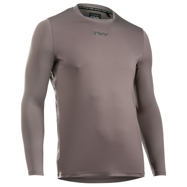 Northwave - Bomb Jersey Long Sleeve - Velotrikot Gr 3XL;4XL;L;M;XL;XXL grau;grau/braun von Northwave