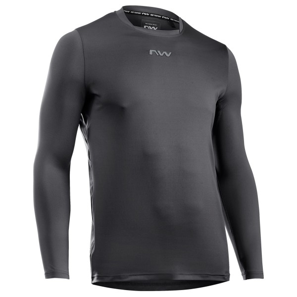 Northwave - Bomb Jersey Long Sleeve - Velotrikot Gr 3XL grau von Northwave