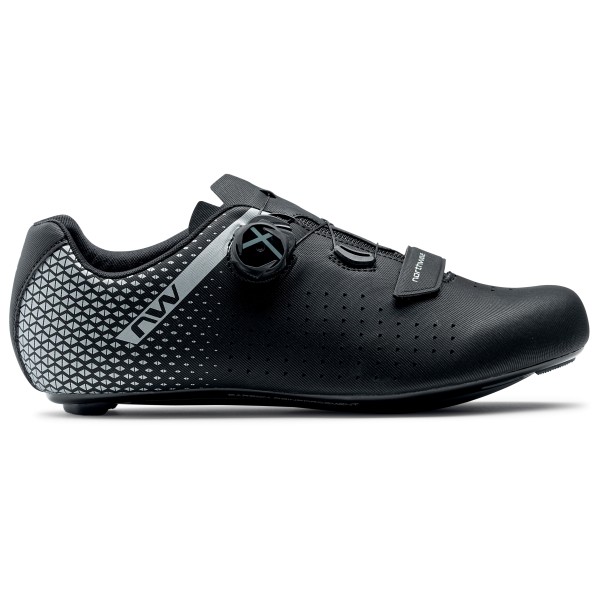 Northwave - Core Plus 2 Wide - Veloschuhe Gr 49 schwarz von Northwave