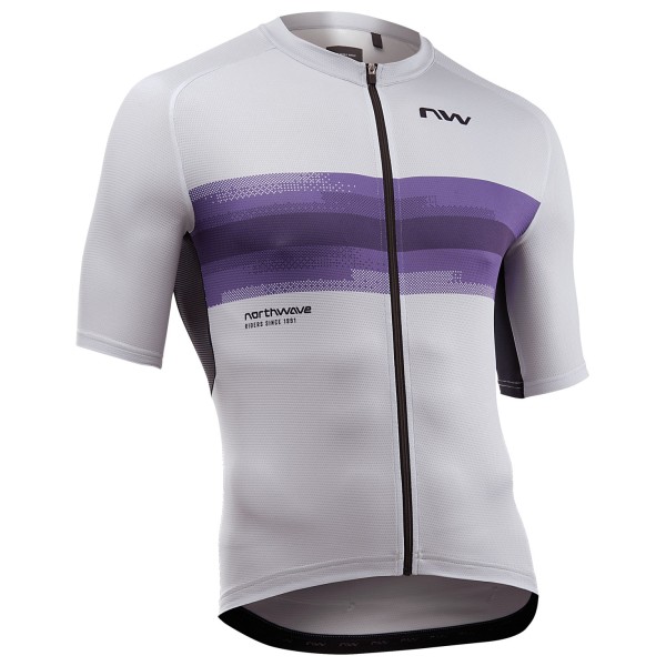 Northwave - Force Evo Jersey Short Sleeve - Velotrikot Gr 3XL grau von Northwave