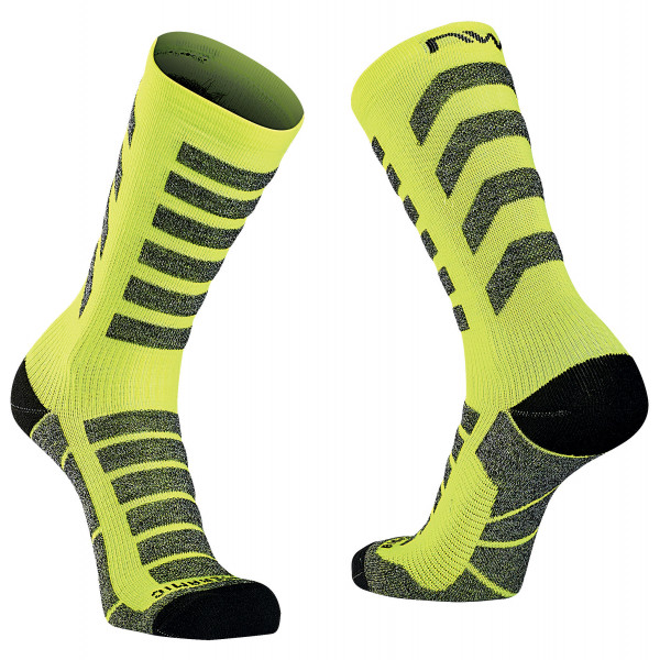 Northwave - Husky Ceramic High Sock - Velosocken Gr M bunt von Northwave