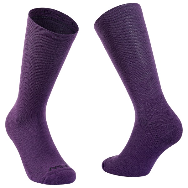 Northwave - Switch High Sock - Velosocken Gr L lila von Northwave