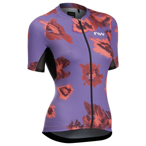 Northwave - Women's Force Evo Jersey Short Sleeve - Velotrikot Gr L lila von Northwave