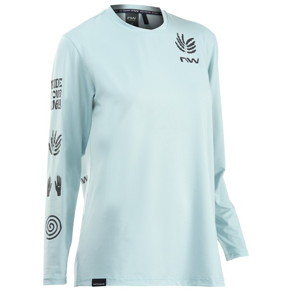 Northwave - Women's Xtrail Long Sleeve Jersey - Velotrikot Gr L;M;S;XL;XS;XXL grau Northwave - Women's Xtrail Long Sleeve Jersey - Velotrikot Gr L;M;S;XL;XS;XXL grau von Northwave