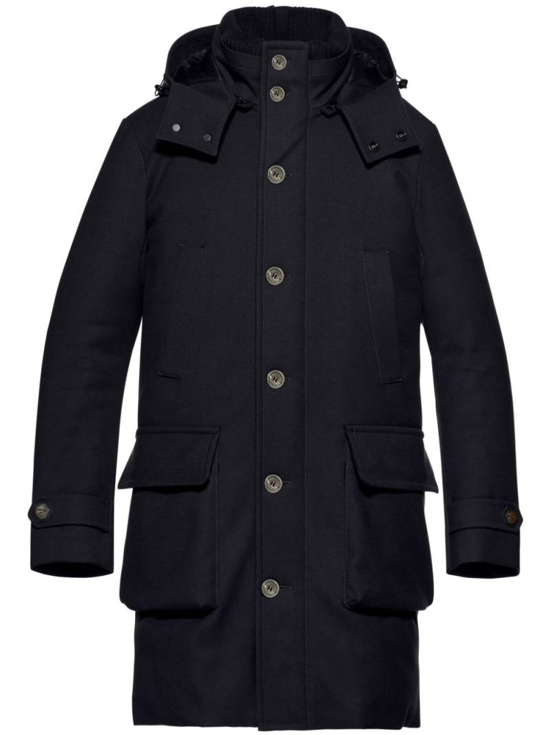 Norwegian Wool Street hooded parka - Black von Norwegian Wool