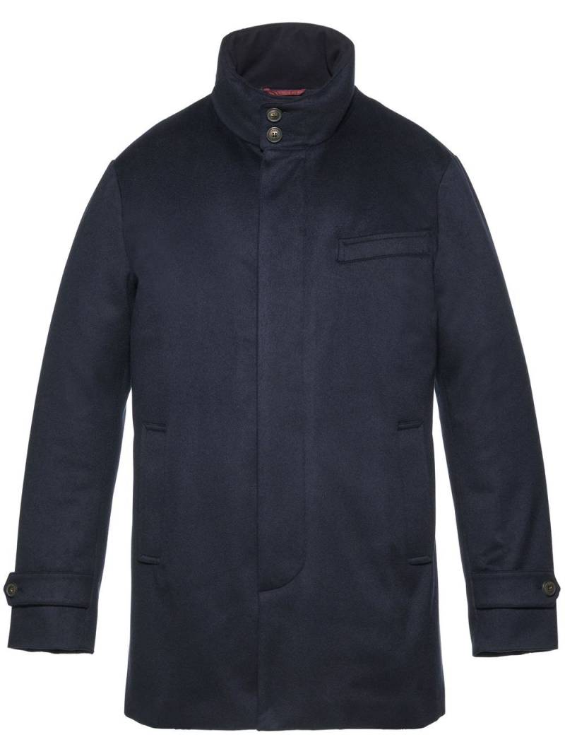 Norwegian Wool cashmere down-lined jacket - Blue von Norwegian Wool