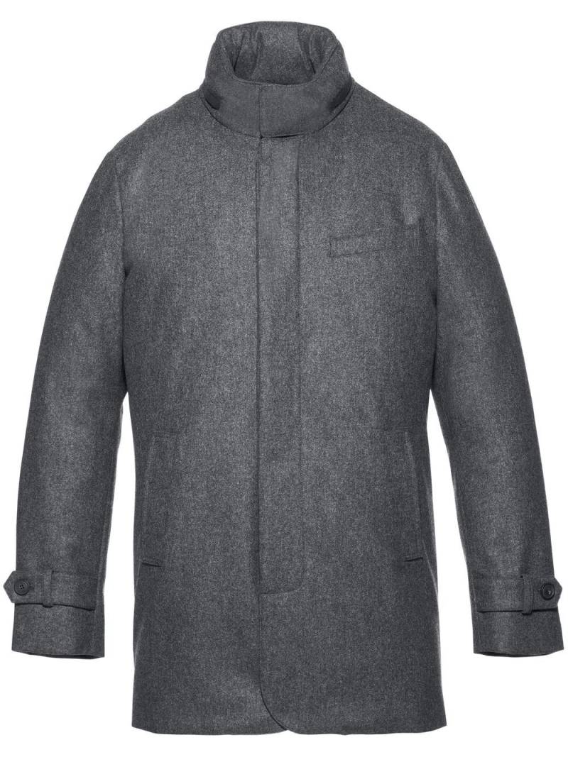 Norwegian Wool down-filled car coat - Grey von Norwegian Wool