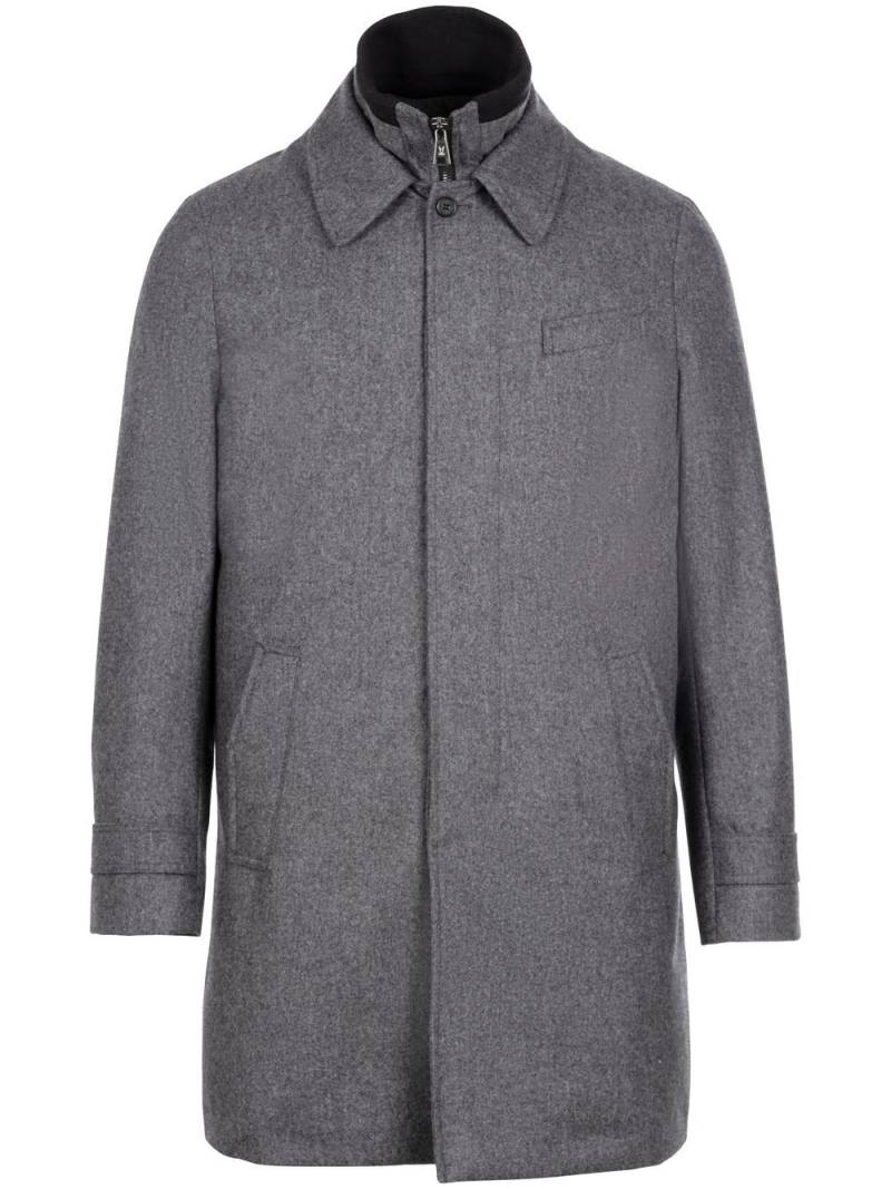 Norwegian Wool down-lined wool coat - Grey von Norwegian Wool