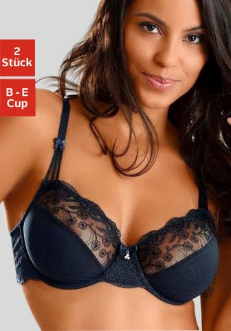 Nuance Bügel-BH, mit schöner Stickereispitze, Dessous Nuance Bügel-BH, mit schöner Stickereispitze, Dessous von Nuance