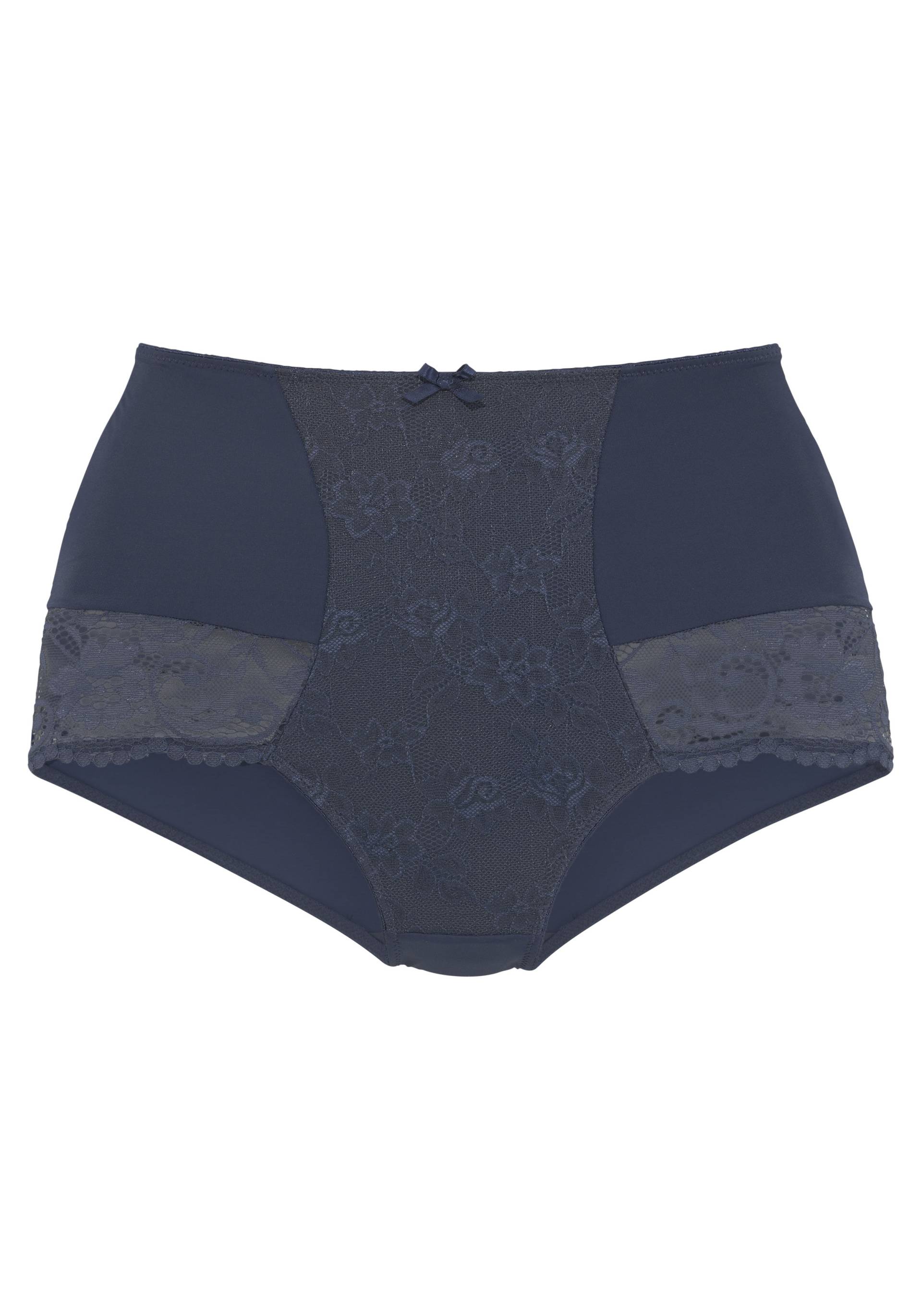 Nuance High-Waist-Panty, mit Spitzeneinsätzen von Nuance