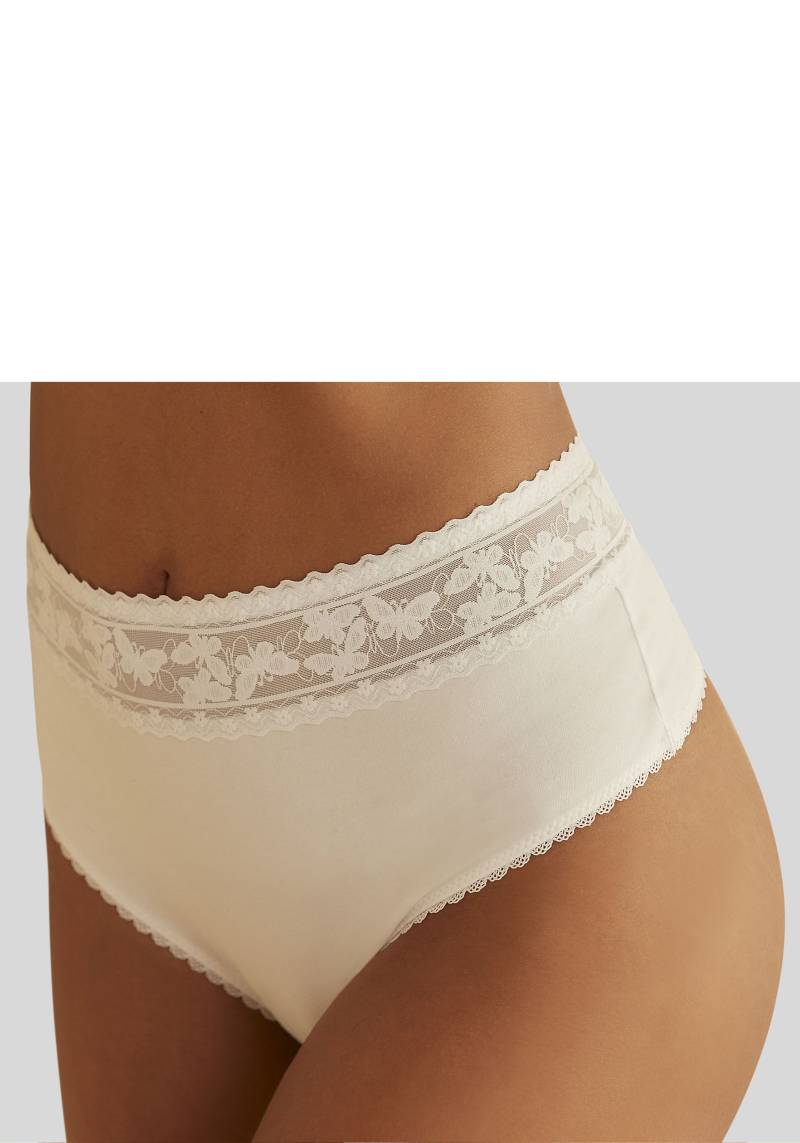 Nuance High-Waist-String, mit Bund aus feiner Spitze von Nuance