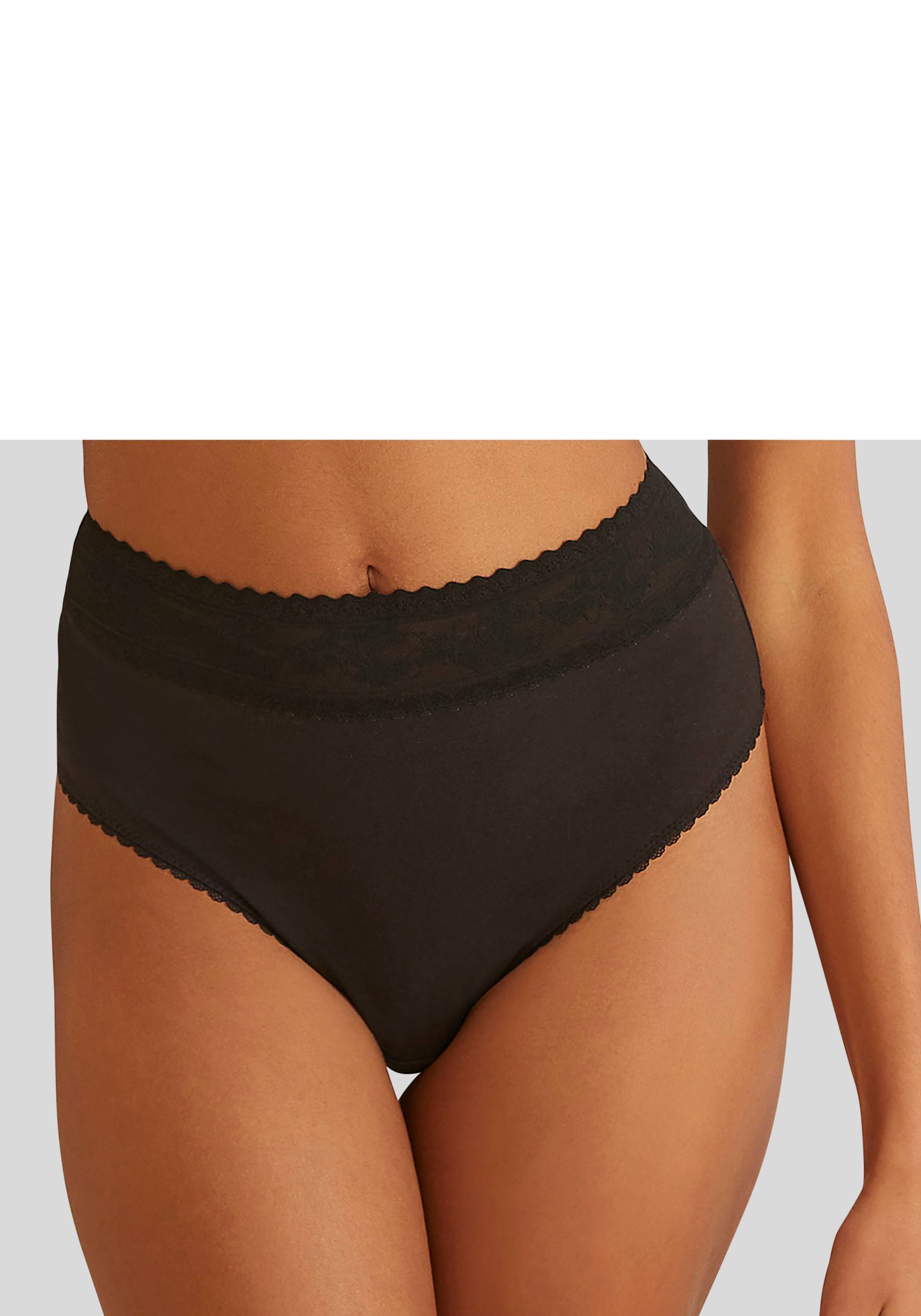 Nuance High-Waist-String, mit Bund aus feiner Spitze von Nuance