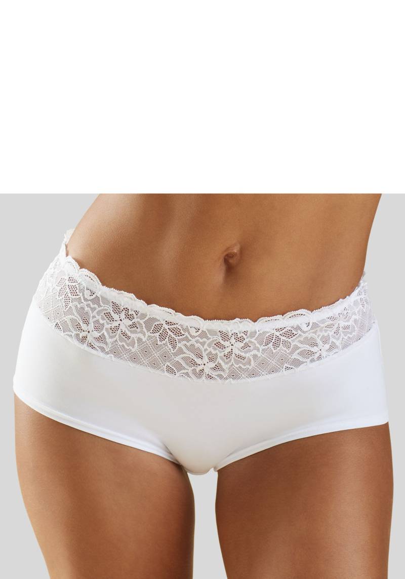 Nuance Panty, mit floralem Spitzenbund von Nuance