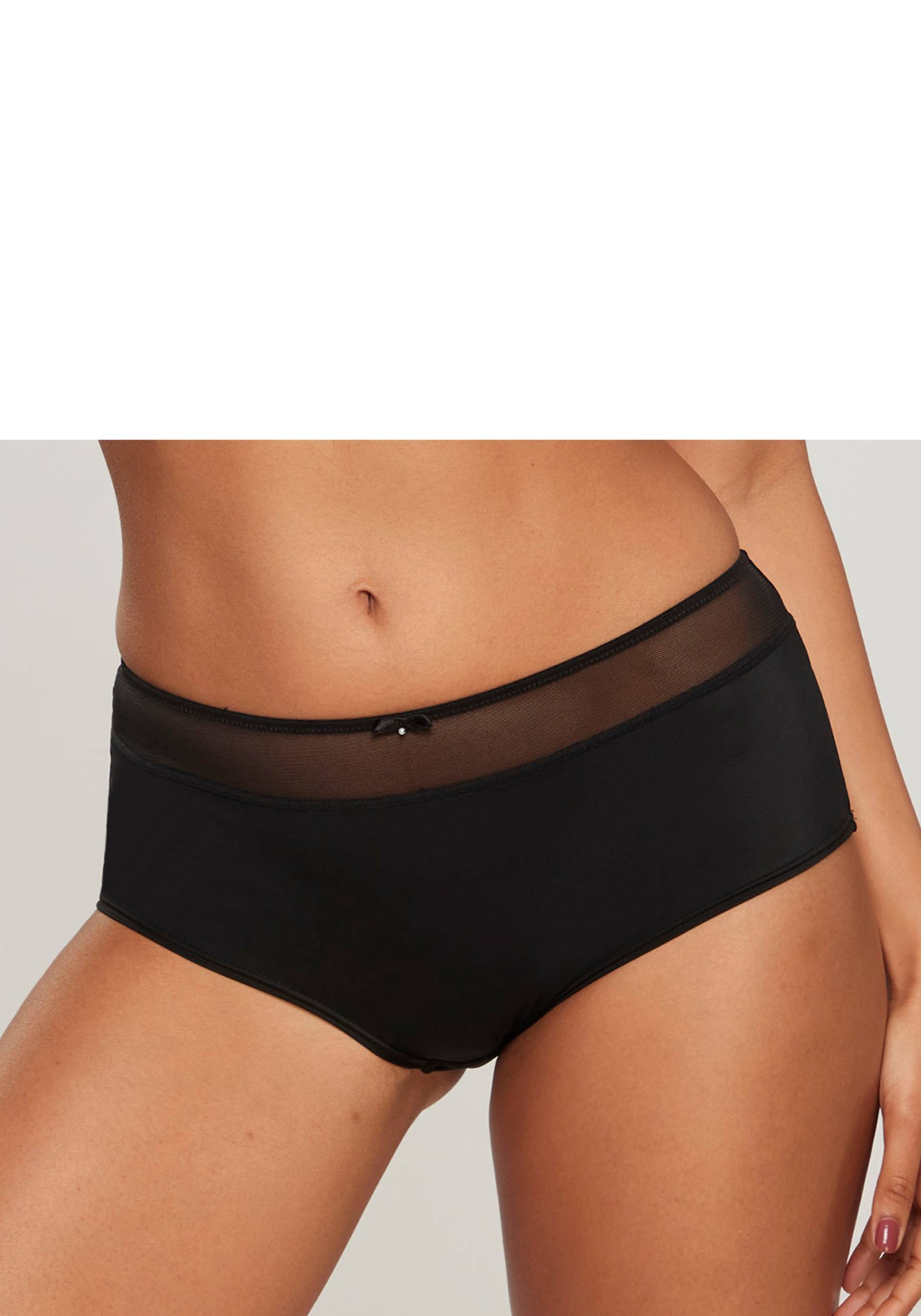 Nuance Panty, mit transparentem Bund und Zierschleife von Nuance