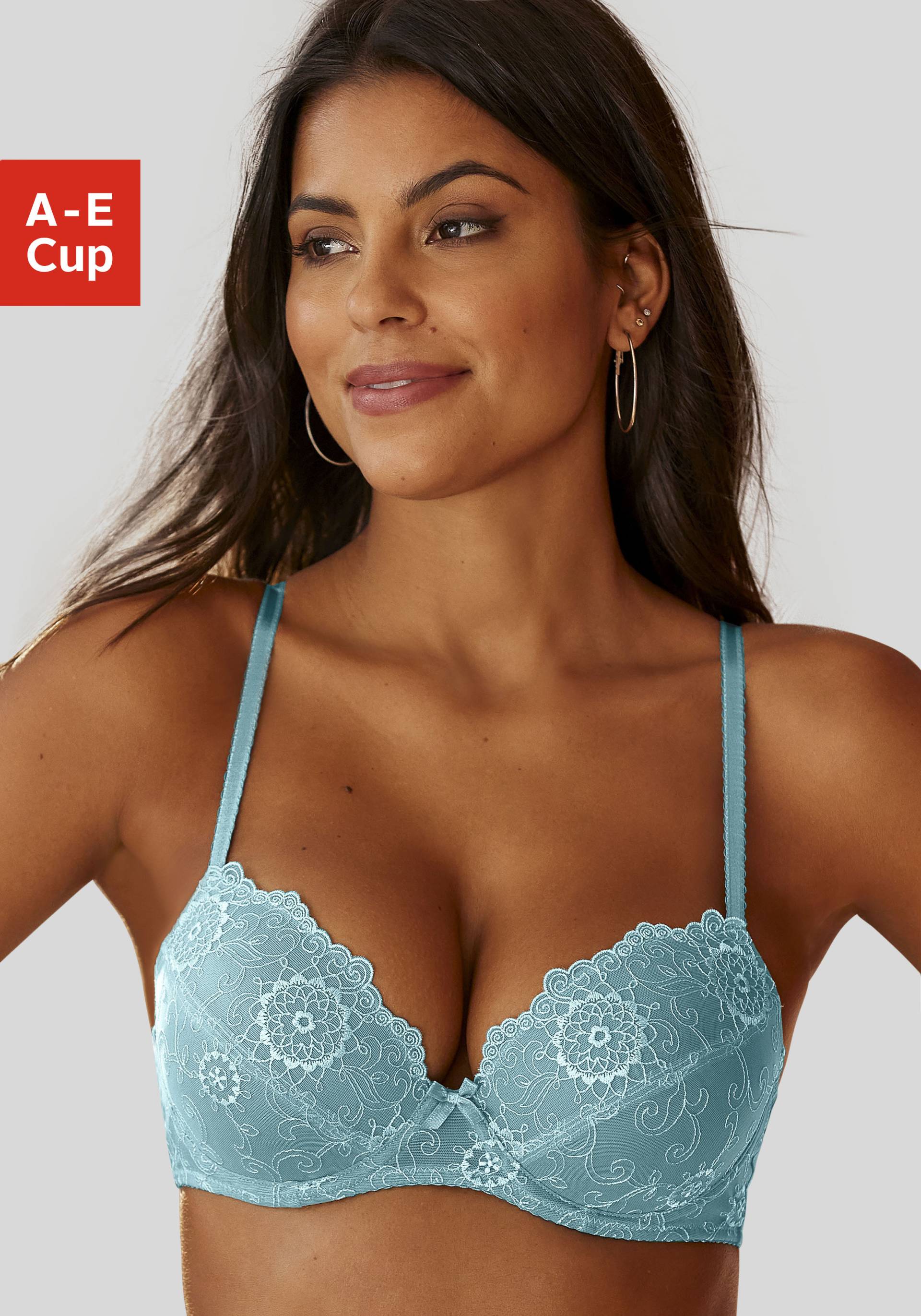 Nuance Push-up-BH, aus extravaganter Stickerei Spitze, Dessous von Nuance