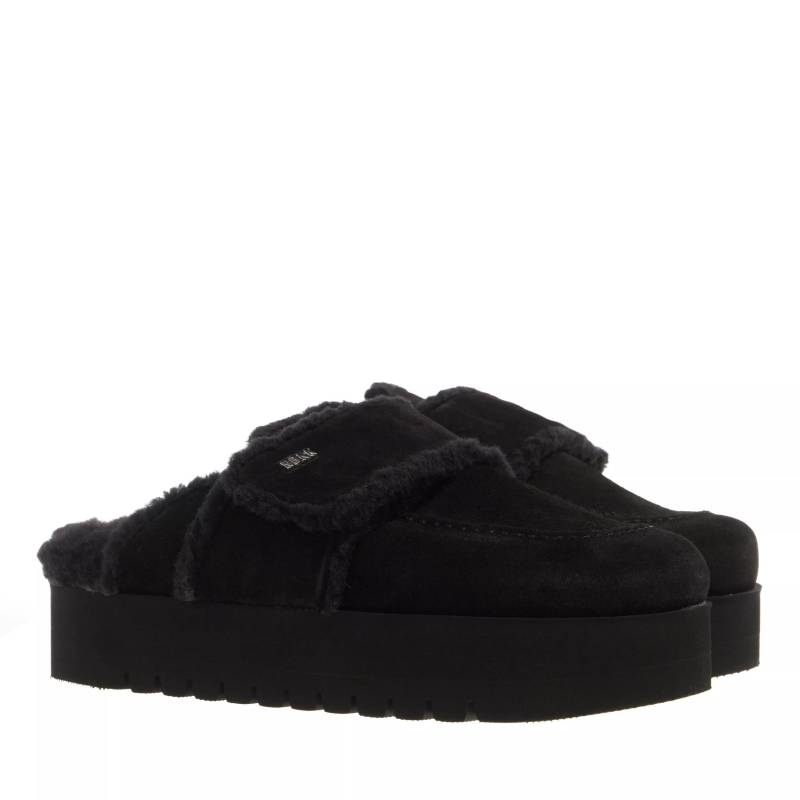 Nubikk Slipper & Pantoletten - Teddy Chunky Fur (L) - Gr. 37 (EU) - in Schwarz - für Damen von Nubikk