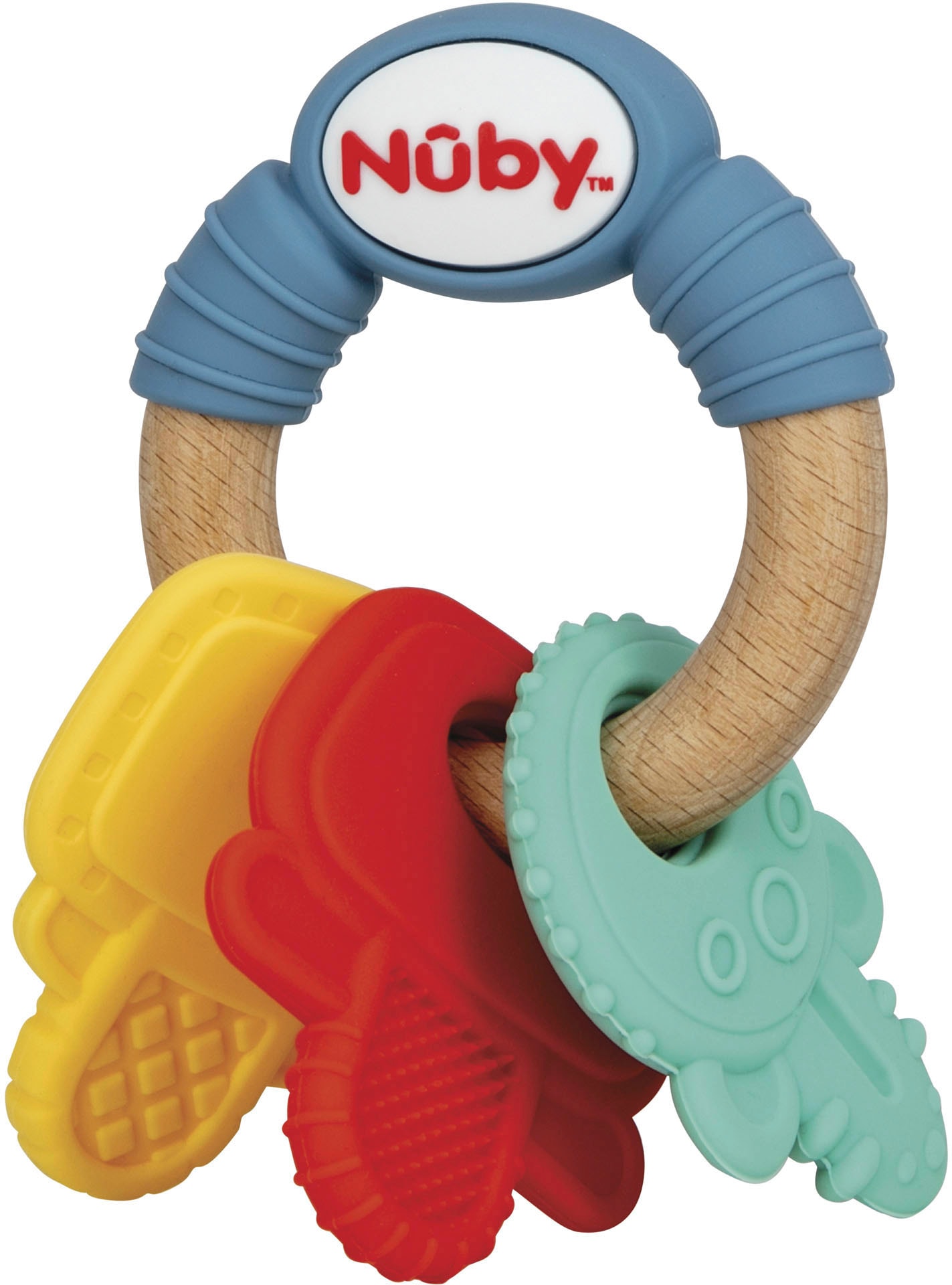 Nuby Beissring »Schlüssel, Holz/Silikon« von Nuby