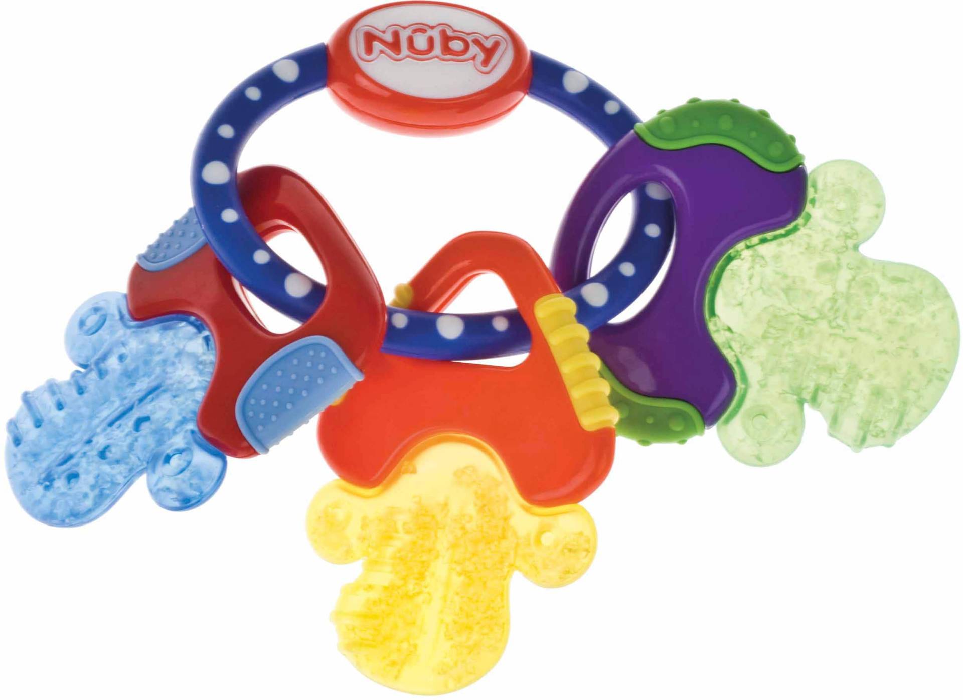 Nuby Beissring »Schlüssel, blau«, mit Kühlung von Nuby