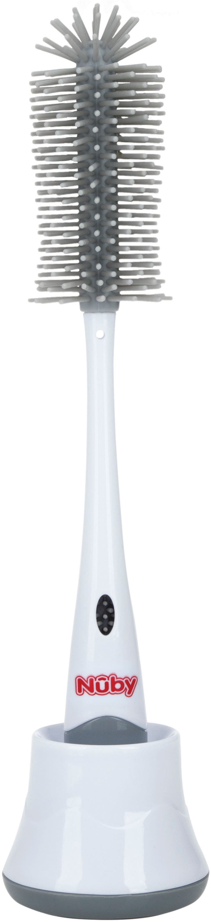 Nuby Reinigungsbürste »Flaschenbürste Silikon«, aus Polypropylen, für Flaschen, Mundstücke, Becher oder Kindergeschirr von Nuby