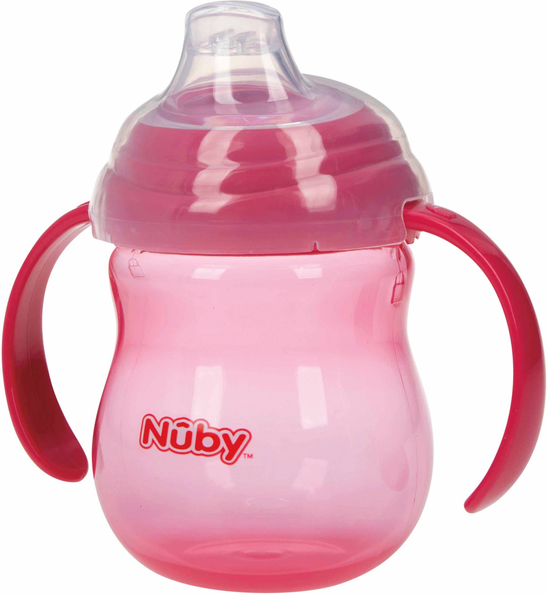 Nuby Trinklernbecher »270ml, pink«, mit Schutzkappe von Nuby