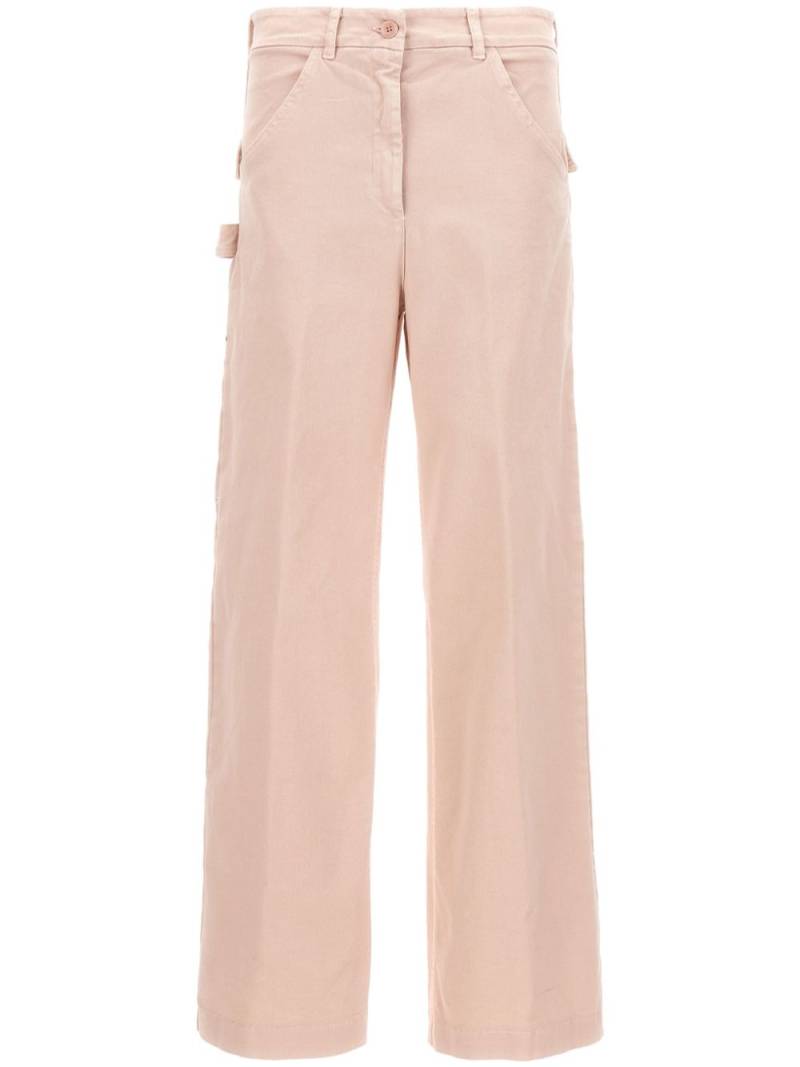 Nude cotton cargo pants - Pink von Nude