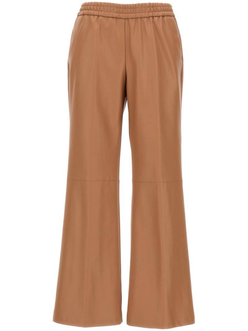 Nude faux-leather trousers - Brown von Nude