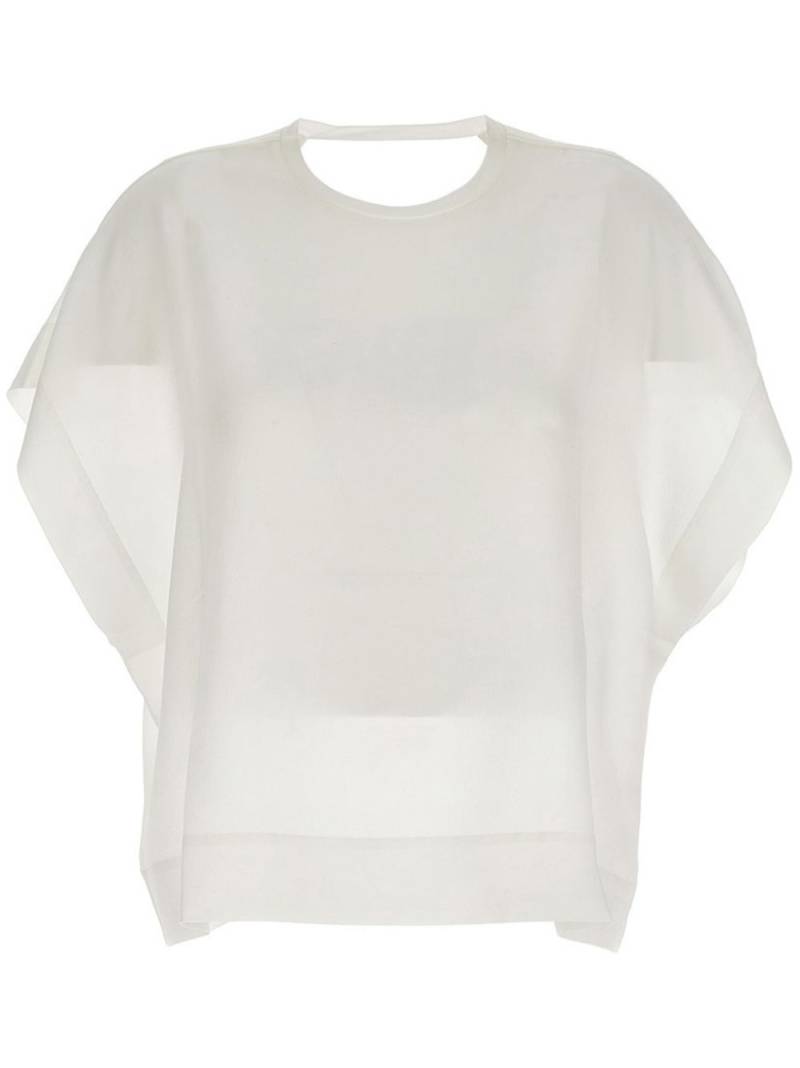 Nude silk blouse - White von Nude