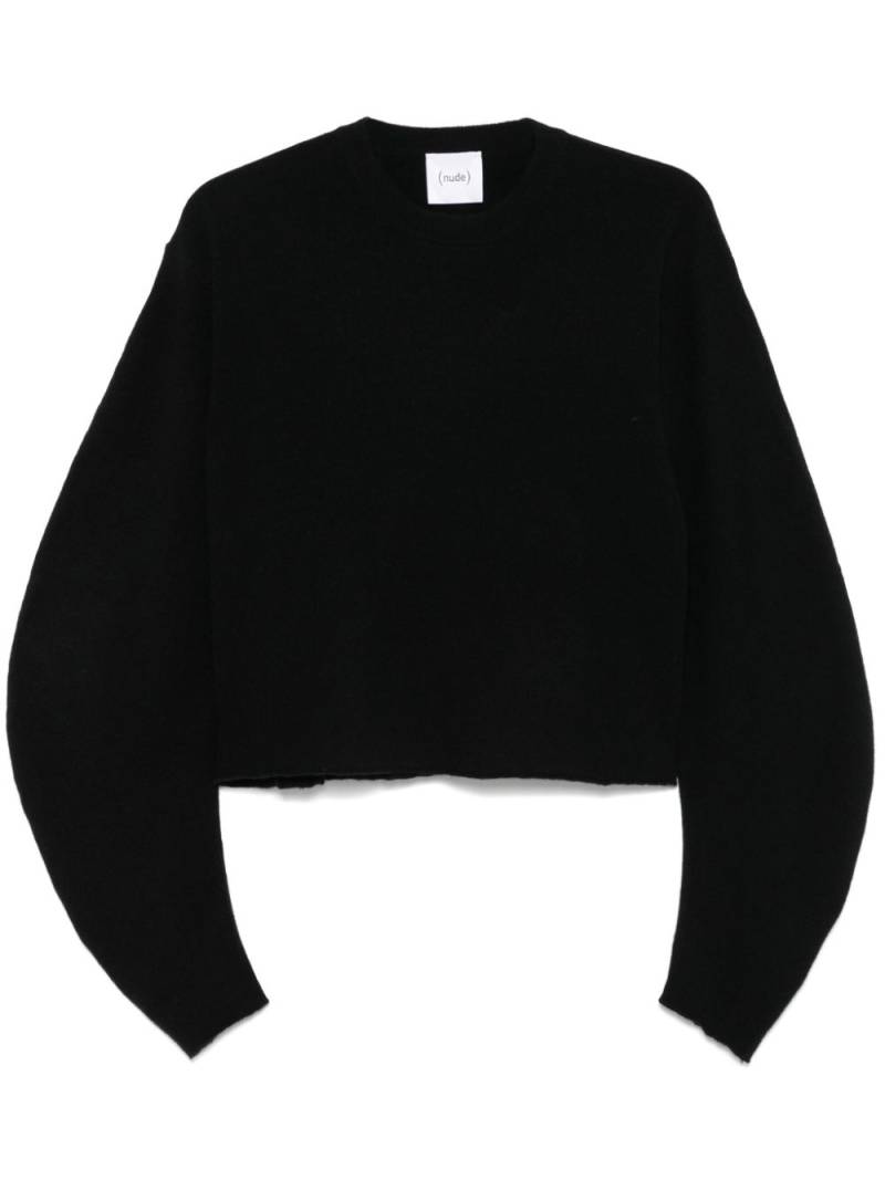 Nude virgin wool sweater - Black von Nude