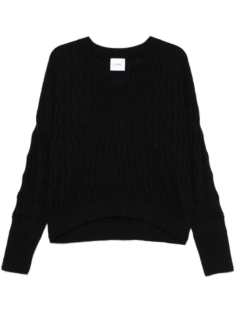 Nude wool sweater - Black von Nude