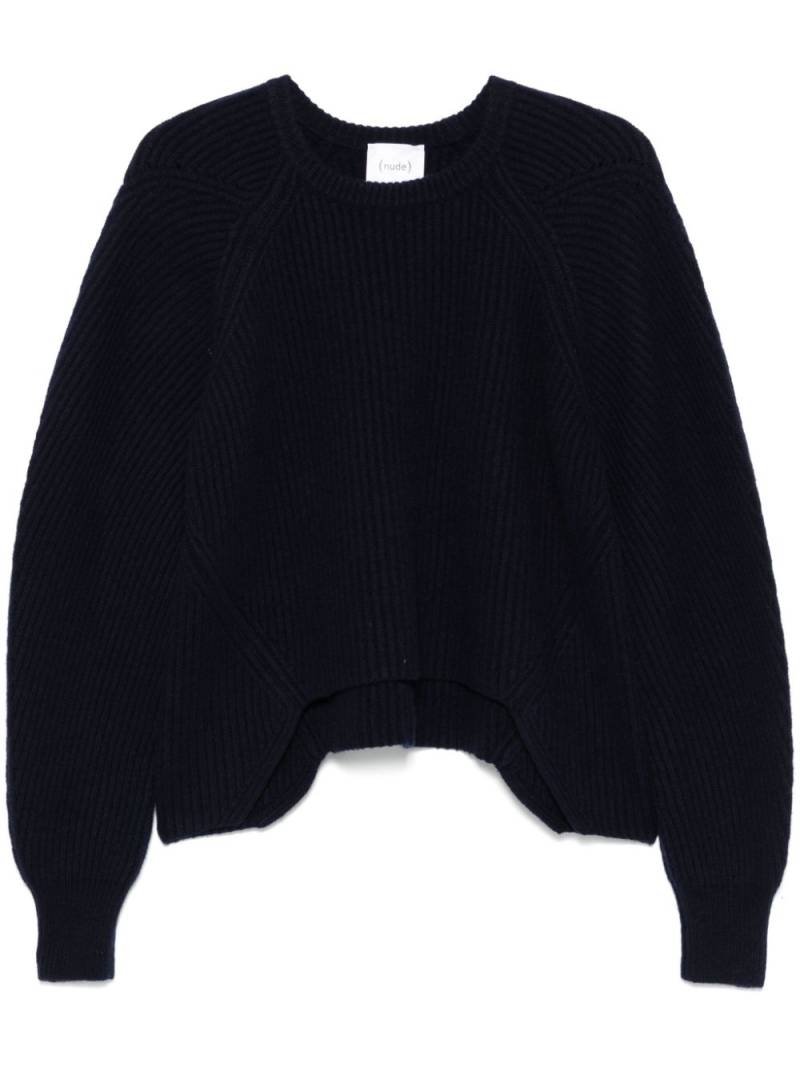 Nude wool sweater - Blue von Nude